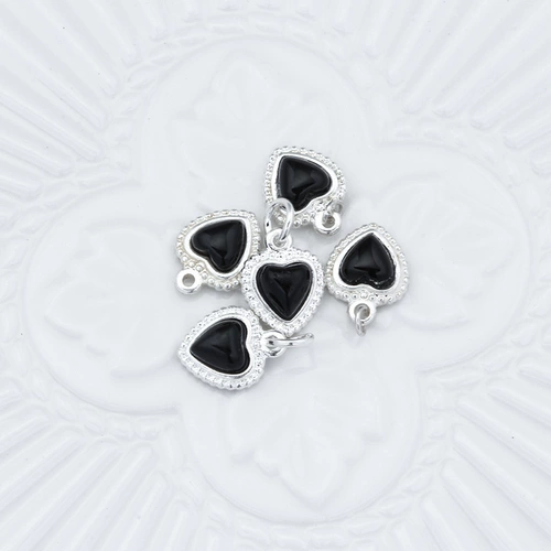 Серебряное агатовое ожерелье из нержавеющей стали, модная подвеска, аксессуар, аксессуары, DIY, японские и корейские