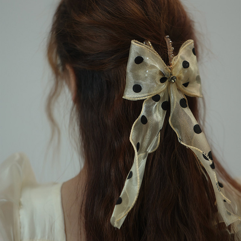 Super Fairy Butterfly Bow Eugen Drilling Drilling Sense and Sense Headlines Metal Hairdresser