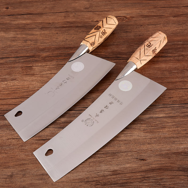 Slicing knife Street old thin knife Thin knife Molybdenum vanadium steel strange knife Sharp knife Sharp knife No grinding light kitchen knife Rooftop knife