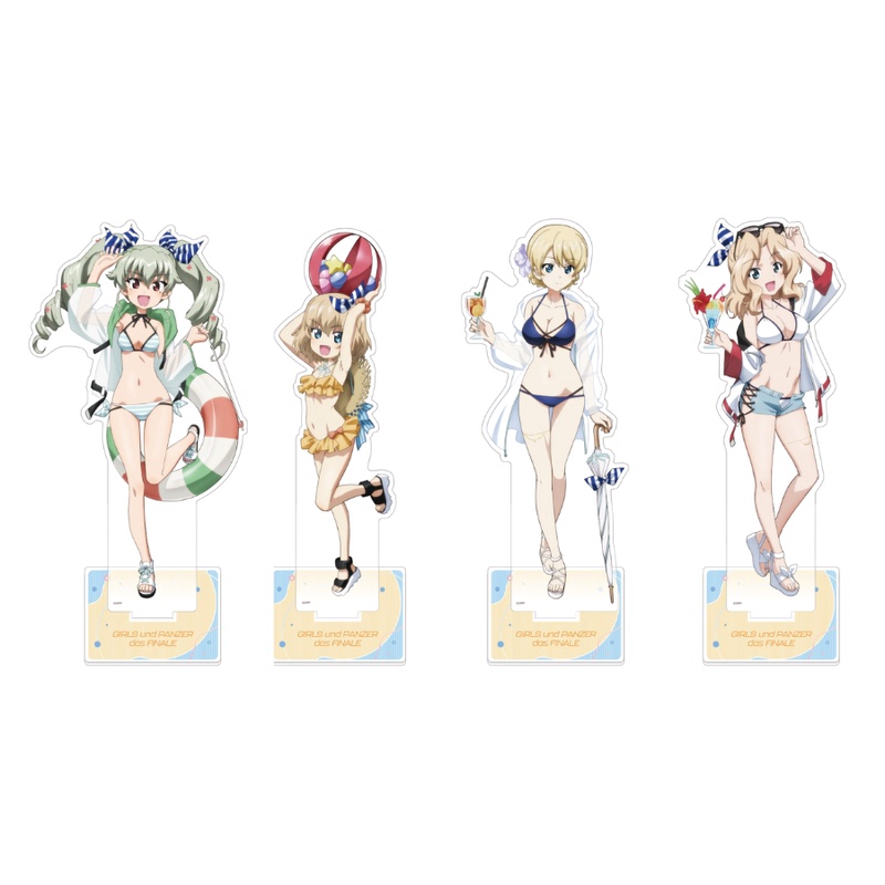 Girls Und Panzer Dailanji Kai Island Tsushima Ai Shouan Qibaka Akusha Acrylic Stand
