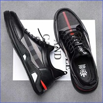 2022 Summer Breathable Mens Shoes New Men Casual Leather Shoes Leather Sport Shoes Men Trends 100 Hitchhiking Shoes