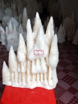 Boutique bell Dairy stone with natural raw stone crystalline stone ornamental stone shaped stone bell milkstone crystal stone