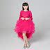 Cô gái kéo váy mùa thu váy bé gái poncho công chúa váy Hàn Quốc phiên bản hiệu suất đầm đầm váy trẻ em dương khí của. 