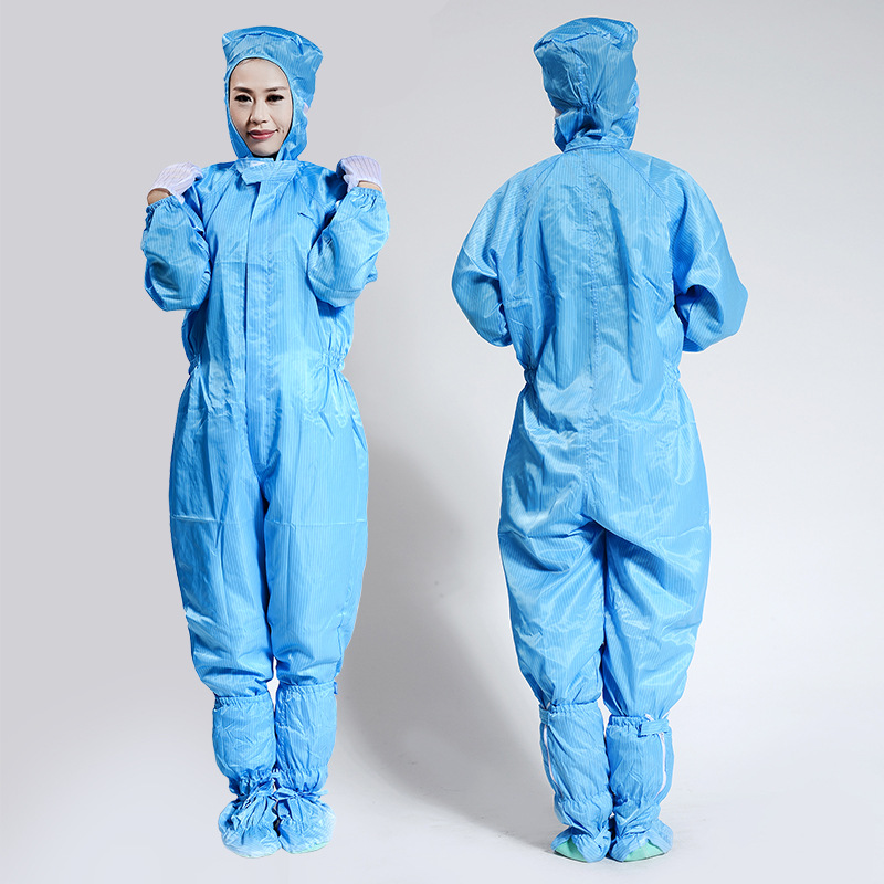Anti-static clothing Anti-static jumpsuit Hooded dust-proof clothing Dust-free clean clothing Protective clothing Men's and women's dust-free clothing
