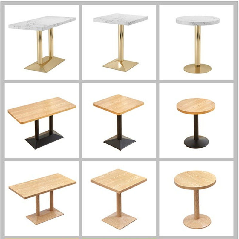 Net Red Milk Tea Shop Table And Chairs Combined West Restaurant Guests Reception Negotiation Round Coffee Casual Dining Business Table