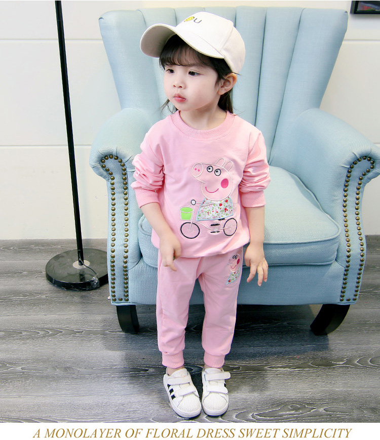 2018 xuân mới 1 bé gái heo con Peggy 1-5 bộ phim hoạt hình dễ thương cho bé sơ sinh đồ bé trai