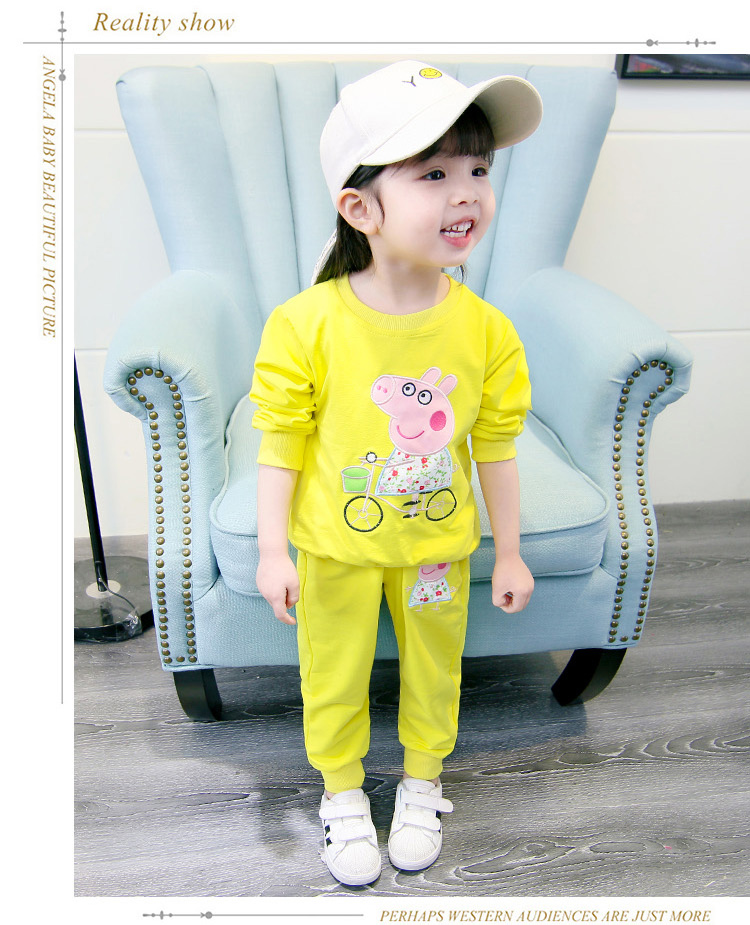 2018 xuân mới 1 bé gái heo con Peggy 1-5 bộ phim hoạt hình dễ thương cho bé sơ sinh đồ bé trai