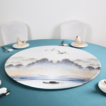 Modern simple cloth business turntable cloth cover Modern simple cloth business turntable cloth cover