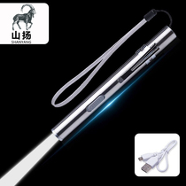 USB rechargeable micro medical flashlight mini strong light home waterproof super bright portable pocket lighting small flashlight