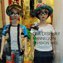Gia children's model props shooting full body men's and women's children's clothing window display stand human table simulation child dummy