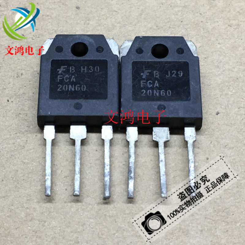 Original imported disassembly machine original word FCA20N60S 20N60 TO-3P 600V20A MOS field effect tube