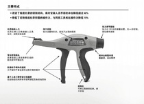 GS2B-E cable tie gun head American PANDUIT cable tie pliers head American Panduit replacement parts gun head