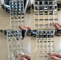 Turn-engraved glass computer turn-engraving professional processing multi-color color sample customization artistic electric engraving and lamination