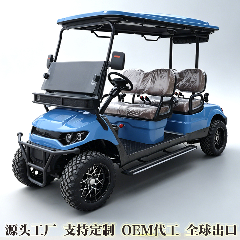 Cross-Border Export of 2-10 Seat Electric Golf Carts, Tourist Vehicles, Patrol Vehicles, and Four-Wheel Electric Vehicles for Real Estate Tours