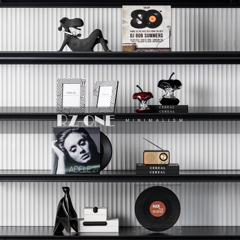 High-End Light Luxury Model Room Bookcase, Niche Decorative Items, Office Living Room Tv Cabinet Soft Furnishings, Art Pieces High-End Light Luxury Model Room Bookcase, Niche Decorative Items, Office Living Room Tv Cabinet Soft Furnishings, Art Pieces