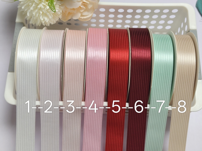 1080-24mm Japanese High-Gloss Striped Ribbon Strawberry Charlotte (Confession under the Cherry Blossom Tree)