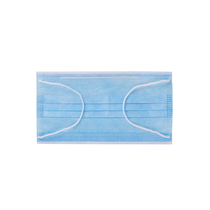 Thickened disposable mask three-layer non-woven fabric with meltblown cloth breathable blue mask 20 bags of independent packaging