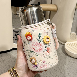 316 Stainless Steel Thermos Cup for Women, High-Looking, Large-Capacity Water Cup, New 2025 Student Water Bottle, Tea Cup