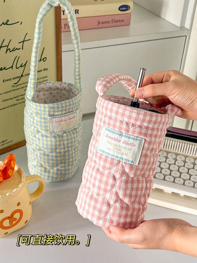 Portable Cup Sleeve for Milk Tea, Cold Drinks, Insulated Bag for Coffee, Water Cup, Insulated Cup Sleeve, Anti-Scald, Anti-Drop, Cold-Keeping, Thickened, for Women