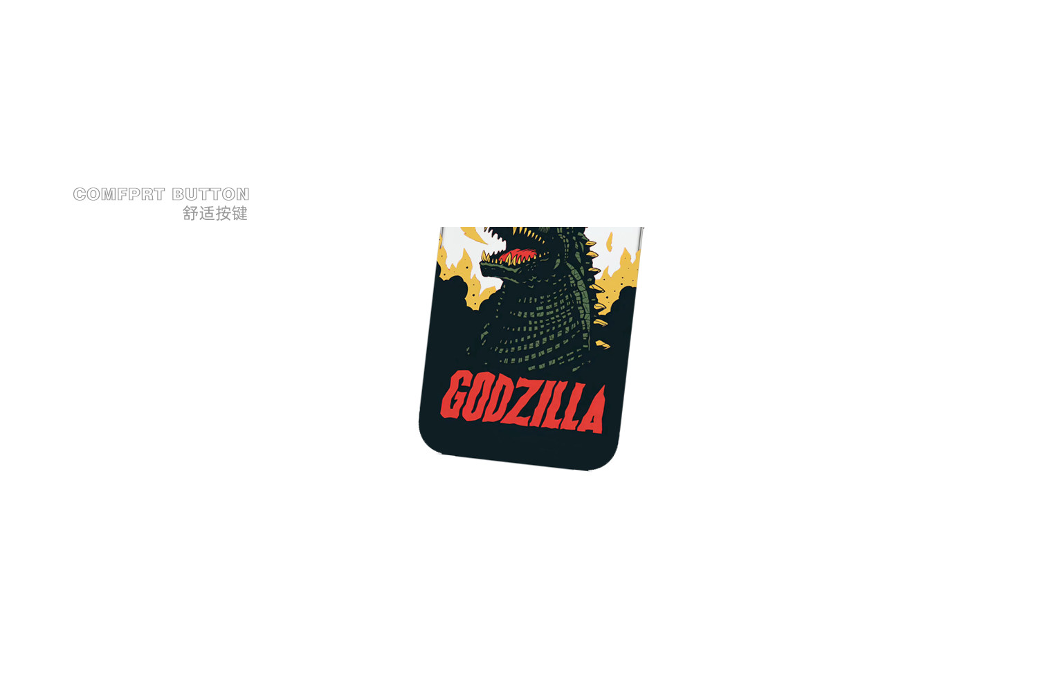 Godzilla Roaring Fire Smoke iPhone Case