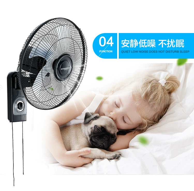 Quạt điện treo tường 12 inch, Quạt treo tường siêu mát cho gia đình không gây tiếng ốn