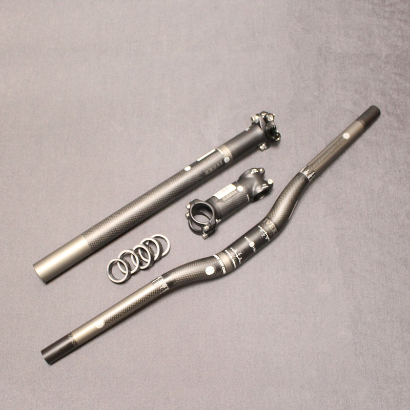  American IVEKE full carbon fiber mountaineering bike straight to the crossbar to take the stand tube 3 pieces