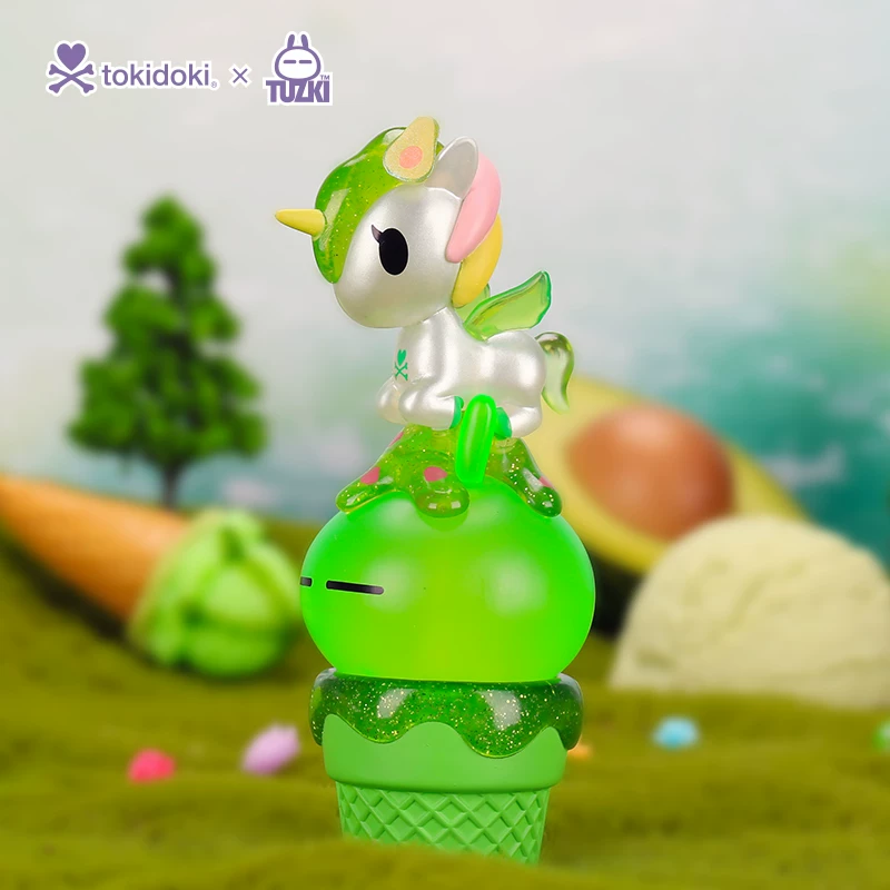 Единороги-кролики лыжи слепые слепые слепые подтверждение мороженого Tokidoki X Tuzki Tao Qiduqi