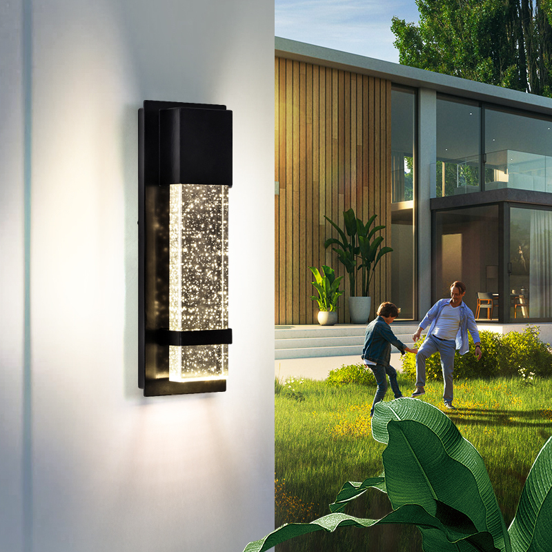 Crystal Outdoor Wall Lamp, Simple Terrace Waterproof Balcony Villa Door Side Corridor Aisle Courtyard Staircase Wall Lamp Crystal Outdoor Wall Lamp, Simple Terrace Waterproof Balcony Villa Door Side Corridor Aisle Courtyard Staircase Wall Lamp