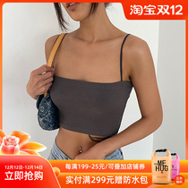 OceanMystery2021 summer new sexy halter shirt women European and American Street Sports wind Joker vest