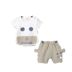 Quần áo trẻ em cotton cho bé trai mùa hè bé trai bé bé 1 quần áo 2 trẻ em 3 bộ đồ mùa hè một tuổi 4 - Phù hợp với trẻ em váy đầm trẻ em 13 tuổi Phù hợp với trẻ em