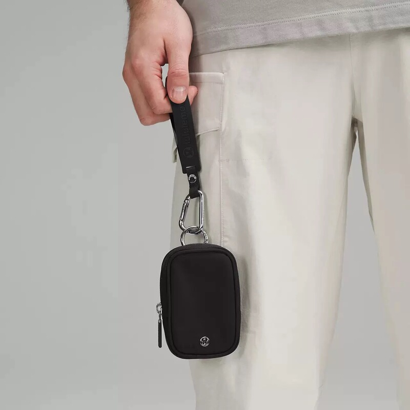 Lululemon Clippable Nano Pouch Card Key Holder Waterproof with Snap Closure