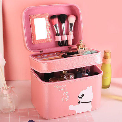 Pop Aids Bag Style Sloth Lazy Genuine Leather Woven Makeup Bag Small Number Portable Box Girl Thai Generous