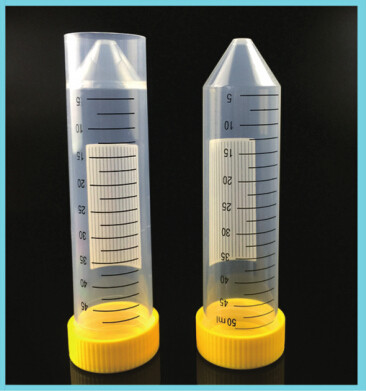 50ml plastic centrifuge tube 50ml screw mouth sharp bottom scale 50 centrifuge tube EP tube screw cap can stand 25 packs