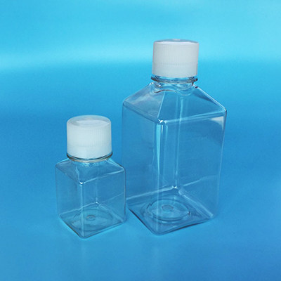 125ml square serum bottle plastic reagent bottle serum square bottle 125ml medium bottle PETE sterile J00125