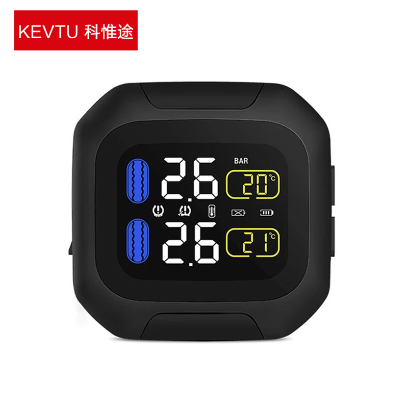 KEVTU Motorcycle Section Waterproof Wireless Sensor Waterproof Wireless Tyre Pressure Monitor