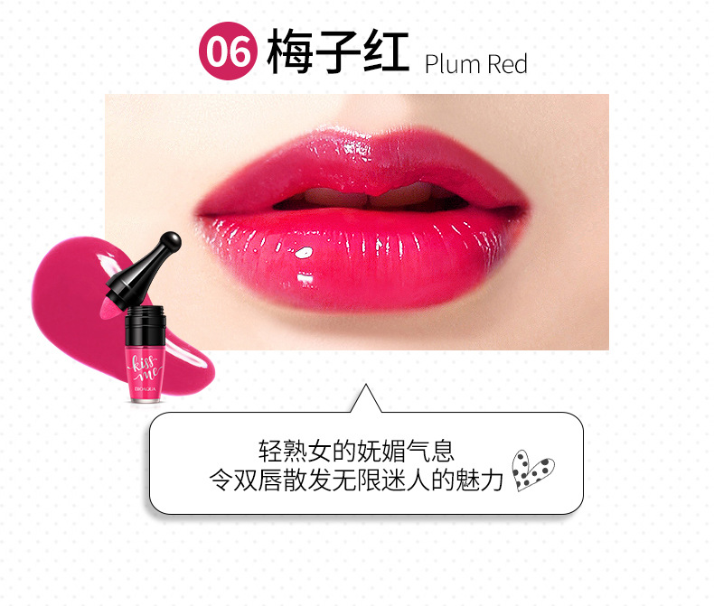 Glaze Lip kéo dài giữ ẩm son bóng không mặc không thấm nước ẩm màu son bóng lỏng son môi sinh lỏng Yaochun trang điểm chính hãng 	son bóng trong suốt	