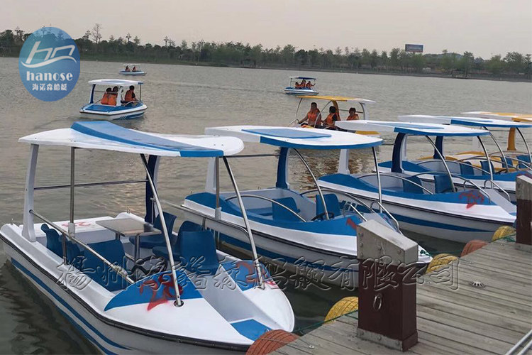 Electric Boat Park Cruise lovers Tourist Leisure Little Yacht Children Cruise Ship New Self-Drain 8 People Cruise Ship