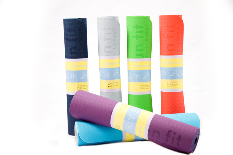 FUNFIT natural rubber yoga mat is super absorbent, breathable, safe, skin-friendly, super wear-resistant, shock-absorbing, non-slip