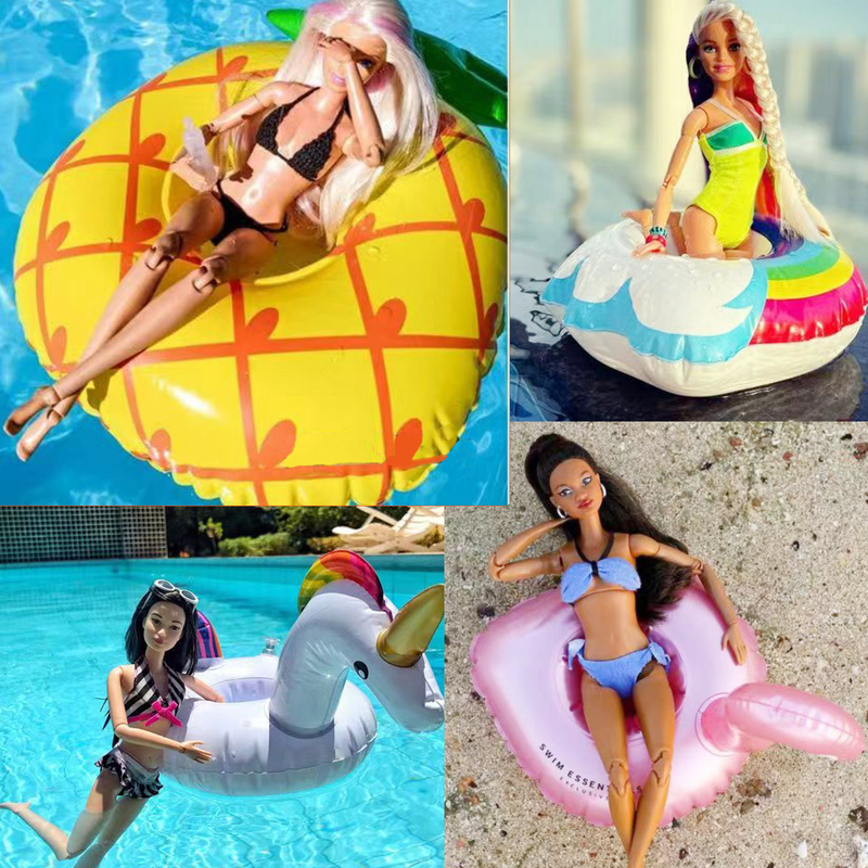 Doll Swimsuit 30cm Doll Is Bigger Than a Princess Inflatable Balloon Floating Cup Holder Toy Swimming Ring Children's Day Gift Doll Swimsuit 30cm Doll Is Bigger Than a Princess Inflatable Balloon Floating Cup Holder Toy Swimming Ring Children's Day Gift