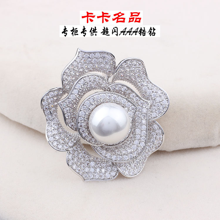 Broche femme en Zircon diamant - Ref 1178579 Image 11