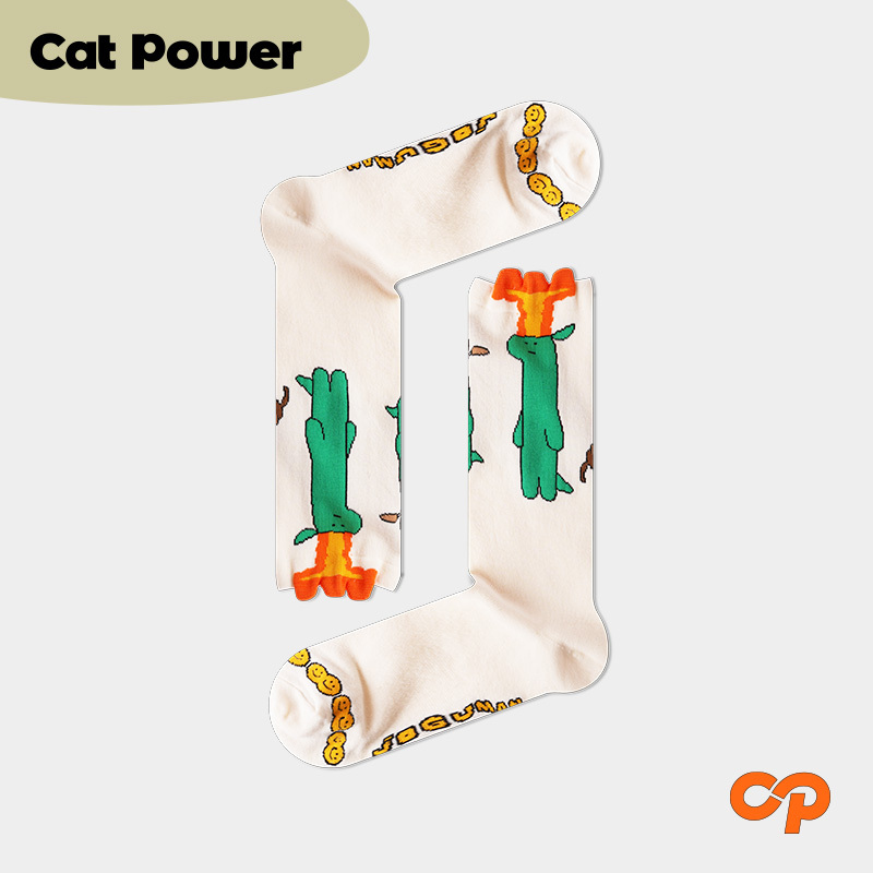 2025 New Autumn and Winter Cartoon Joguman Socks for Women and Men, Mid-Calf Socks, Cotton, Cute, Spring, Summer, Autumn, Lace, Japanese Style Trendy