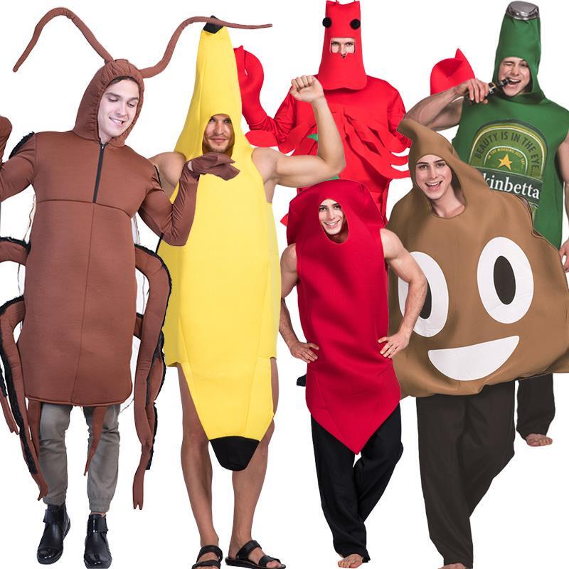 Halloween Cockroach Banana Poop Hot Dog Poop Cockroach Cosplay Funny Female Cartoon Character Costume for Men and Women Annual Meeting Halloween Cockroach Banana Poop Hot Dog Poop Cockroach Cosplay Funny Female Cartoon Character Costume for Men and Women Annual Meeting