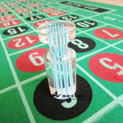 Russian roulette position column turntable marker poker chip Texas pillar entertainment professional column