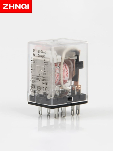 Hh52P My2N-J Zhengqi небольшое электромагнитное реле Nj Ac220/Dc24/12V промежуточное реле