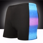 Đồ bơi dành cho người lớn đi biển quần chuyên nghiệp nhanh khô quần short bãi biển nam màu thủy triều phù hợp với đồ bơi góc phẳng quần bơi cao co giãn - Nam bơi đầm