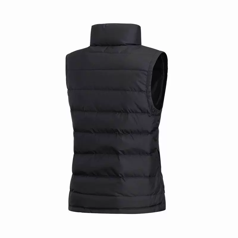 Mùa đông mới đích thực Li Ning phụ nữ 90% vịt trắng xuống ngỗng trắng xuống thể thao ấm áp xuống vest AMRN028 - Áo thể thao