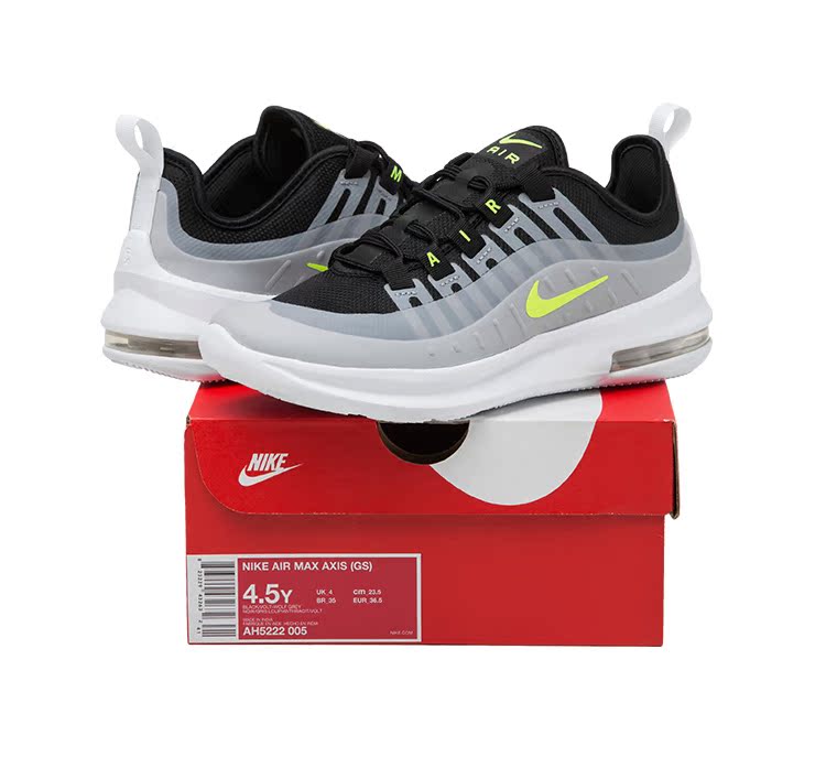 Giày trẻ em Nike Nike mùa hè 2019 mới AIR MAX AXIS trẻ em lớn giày thể thao thông thường Giày nữ AH5222 - Giày dép trẻ em / Giầy trẻ giày nam trẻ em
