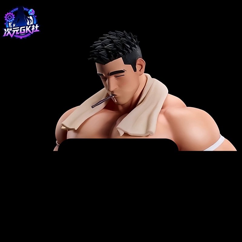[Second Batch] Luke Gk Figure Model Statue Double-Headed Sculpture + 2 Accessories + Toilet Accessories Collectible Grade