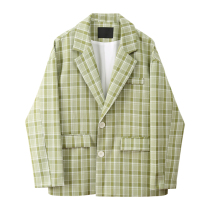 CIVICERA autumn clothing 2022 new Korean version loose sheet Plaid CHIC net red small suit jacket woman