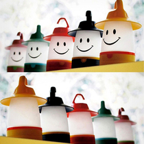 LED creative childrens horse lamp Bedside bedroom outdoor camping Smiley face switch light